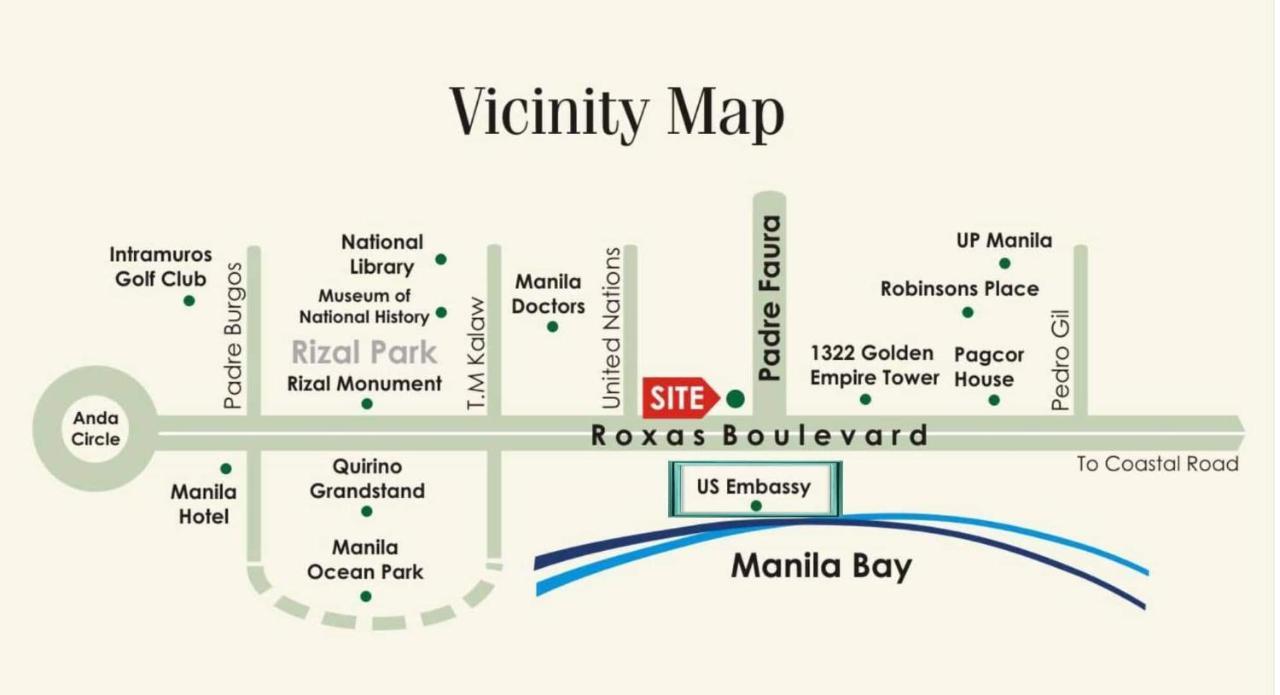 Grand Riviera Suites Comfy Condo Near Us Embassy Manila Bay Roxas Blvd Ermita มะนิลา ภายนอก รูปภาพ